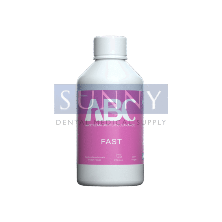 Vision Prophy Powder Prophy Powder 65μm/40μm Sodium Bicarbonate (300g) FAST (Peach Flavour ...