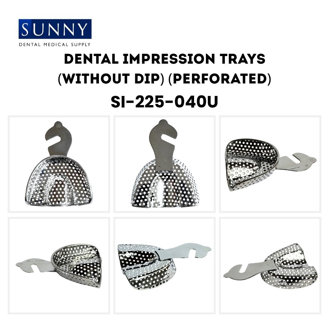 Perforated (without Dip) Impression Trays Crown and Bridge Stainless Steel SS Dental - Image 3