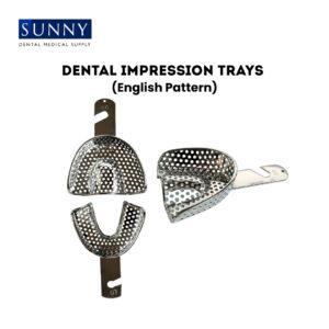 Impression Trays (English Pattern) (Perforated) Stainless Steel SS Dental