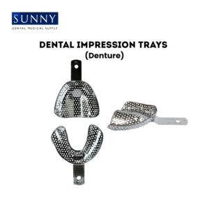 Denture Impression Trays (Full) (Perforated) Stainless Steel SS Dental