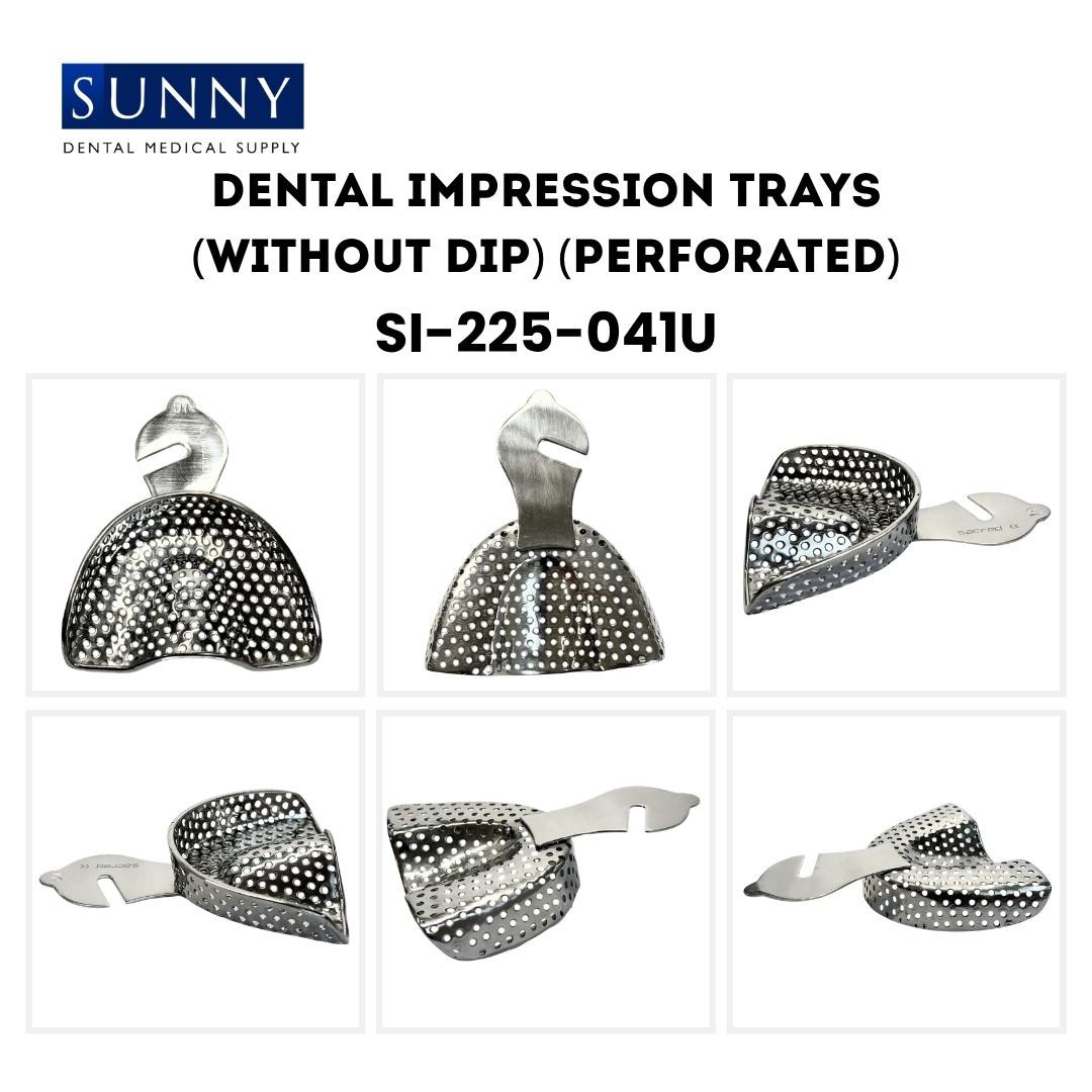 Perforated (without Dip) Impression Trays Crown and Bridge Stainless Steel SS Dental - Image 5