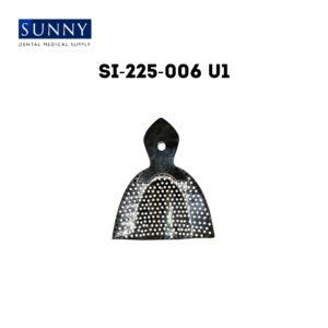 Perforated (with Dip) Impression Trays Crown and Bridge Stainless Steel SS Dental - U1 #006 Upper (XL)
