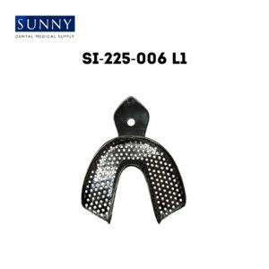 Perforated (with Dip) Impression Trays Crown and Bridge Stainless Steel SS Dental - L1 #006 Lower (XL)