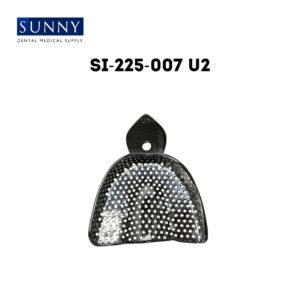 Perforated (with Dip) Impression Trays Crown and Bridge Stainless Steel SS Dental - U2 #007 Upper (L)