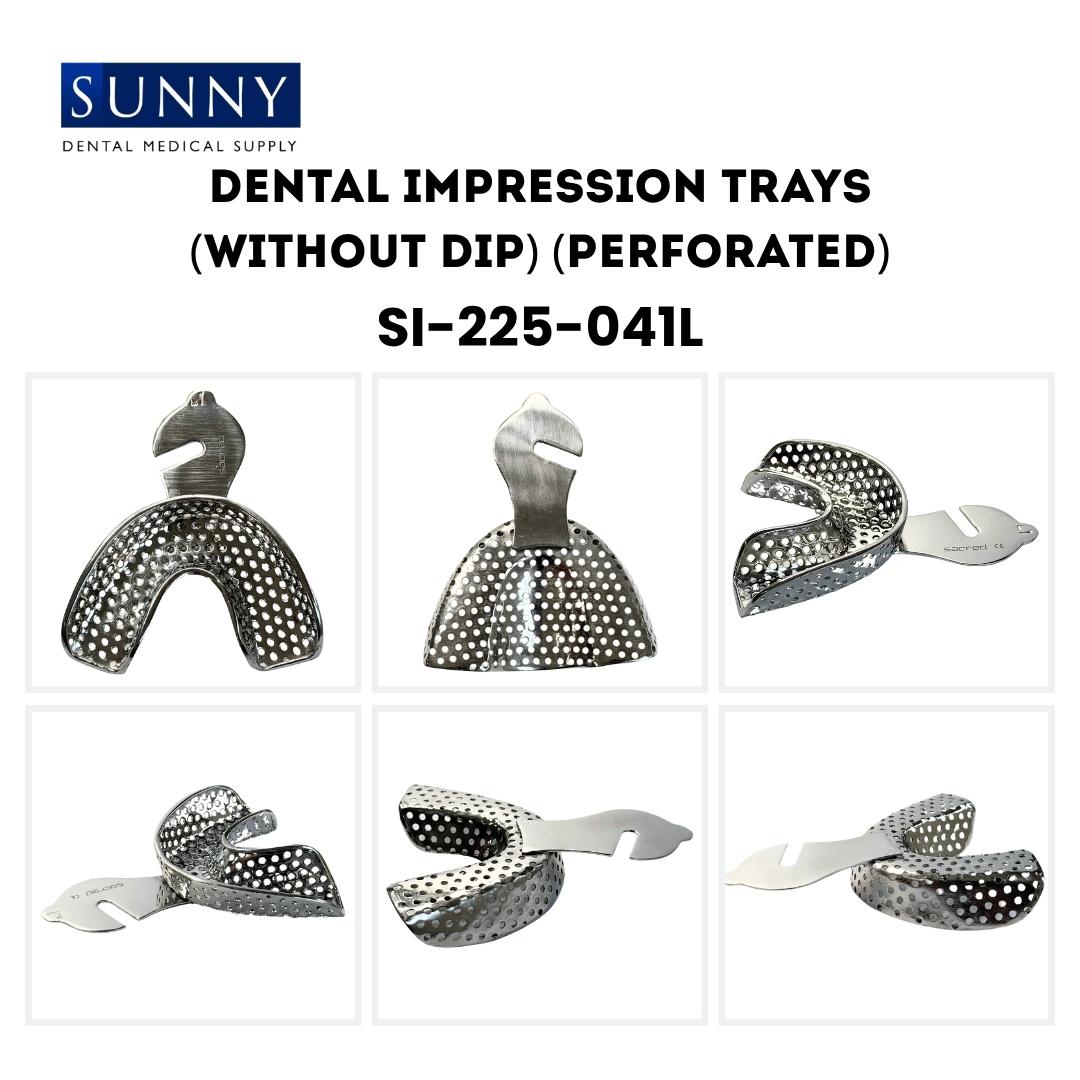 Perforated (without Dip) Impression Trays Crown and Bridge Stainless Steel SS Dental - Image 6