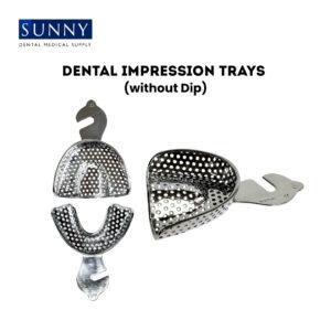 Perforated (without Dip) Impression Trays Crown and Bridge Stainless Steel SS Dental