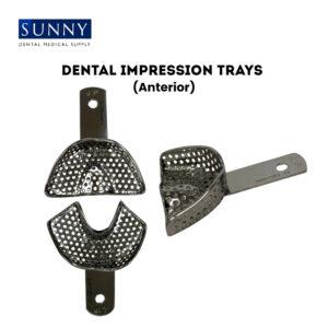Anterior Impression Trays (Crown and Bridge) (Perforated) Stainless Steel SS Dental