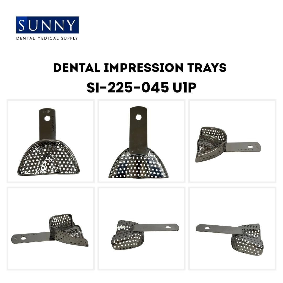 Anterior Impression Trays (Crown and Bridge) (Perforated) Stainless Steel SS Dental - Image 3