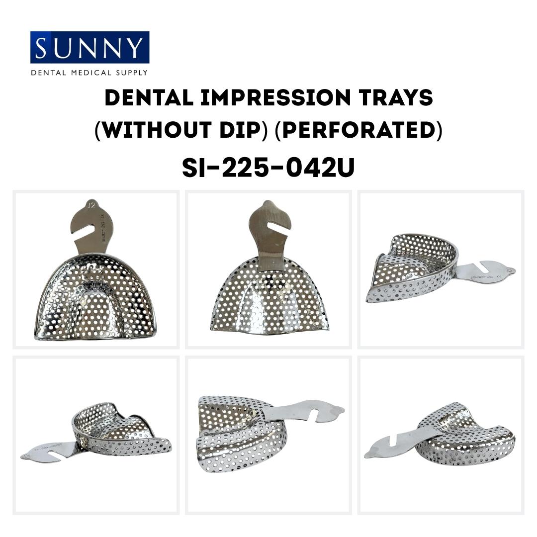 Perforated (without Dip) Impression Trays Crown and Bridge Stainless Steel SS Dental - Image 7