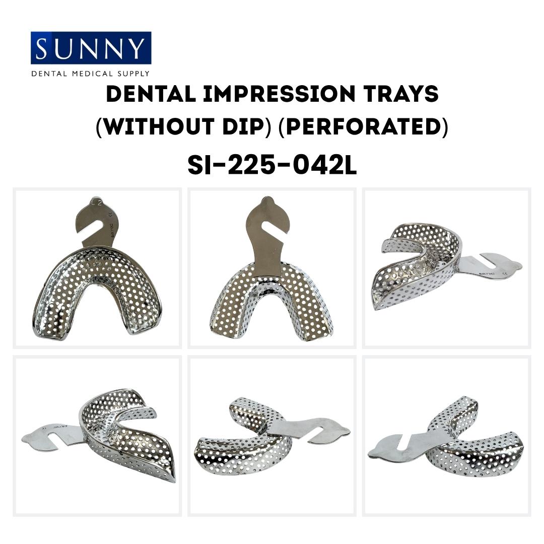 Perforated (without Dip) Impression Trays Crown and Bridge Stainless Steel SS Dental - Image 8