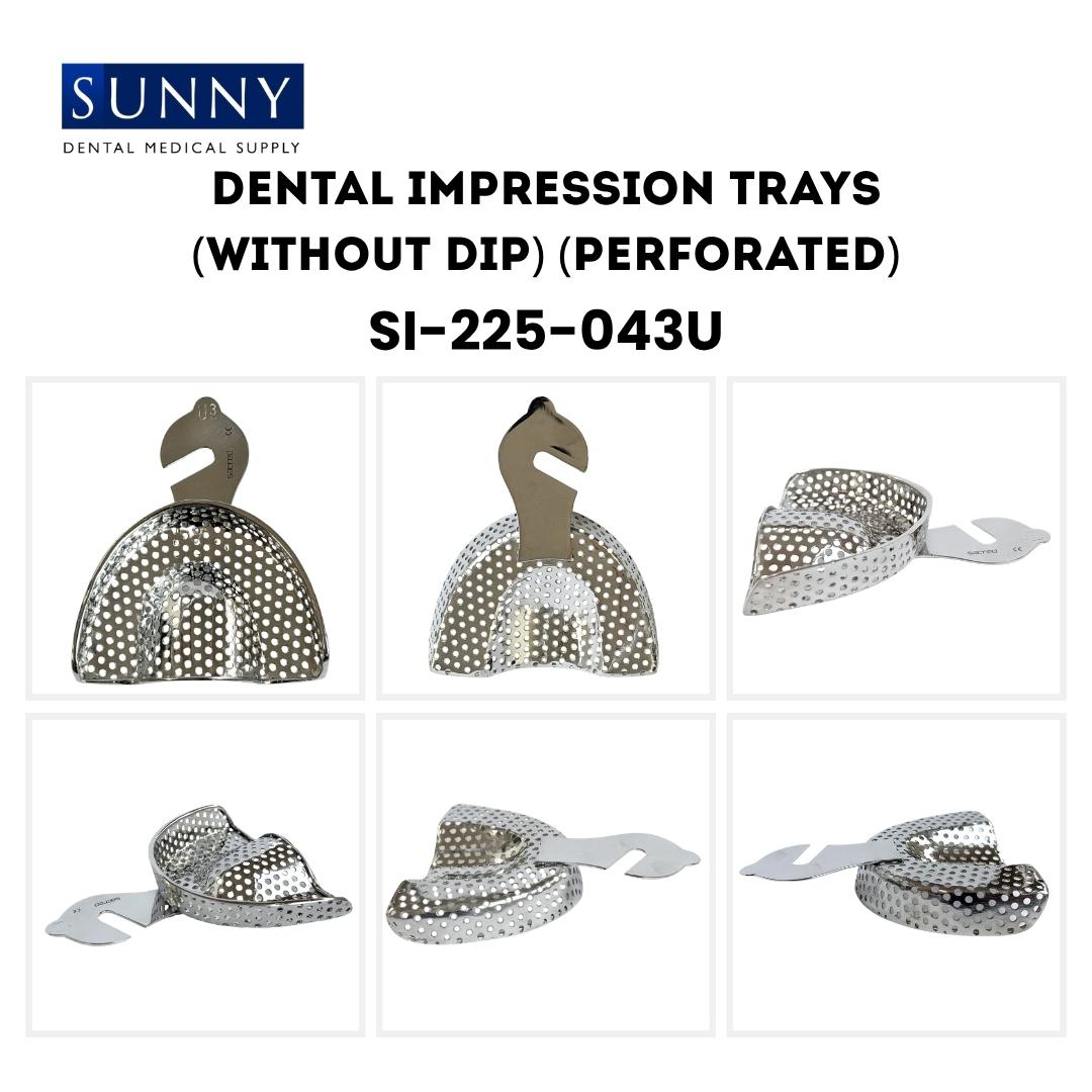 Perforated (without Dip) Impression Trays Crown and Bridge Stainless Steel SS Dental - Image 9