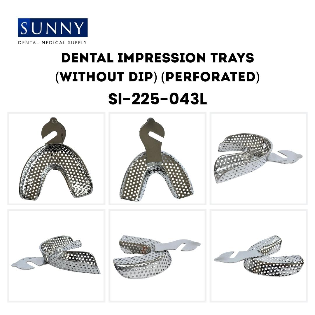 Perforated (without Dip) Impression Trays Crown and Bridge Stainless Steel SS Dental - Image 10